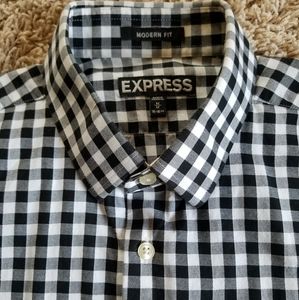 Express plaid dress shirt